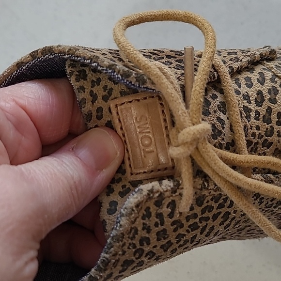 Toms Leopard Print Women's Ankle Boots size 8 - Picture 5 of 9